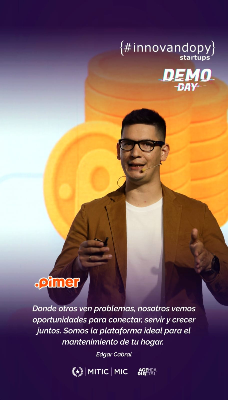 Edgar Cabral - Donde otros ven propblemas, nosotros vemos oportunidades para conectar, servir y crecer juntos - Pimer